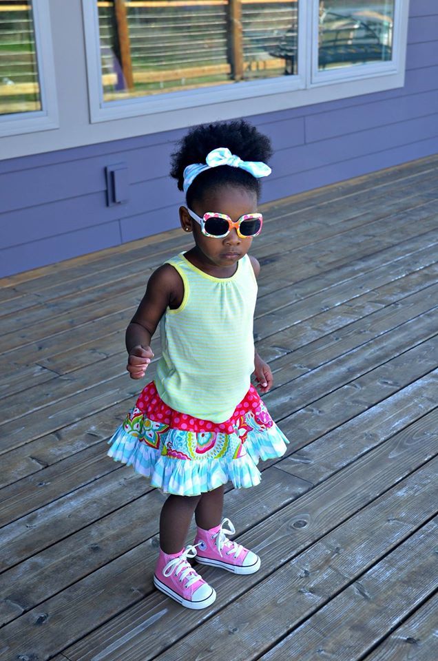 Girls Nora Twirl Skirt Sewing Pattern - Clearance Sale