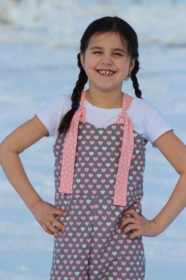 Girl's Be Outstanding Overalls Pattern - Ellie and Mac, Digital (PDF) Sewing Patterns | USA, Canada, UK, Australia