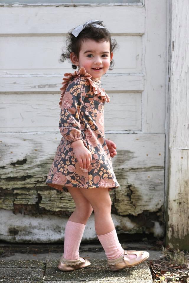 Girl's Peachy Pie Dress Pattern - Ellie and Mac, Digital (PDF) Sewing Patterns | USA, Canada, UK, Australia