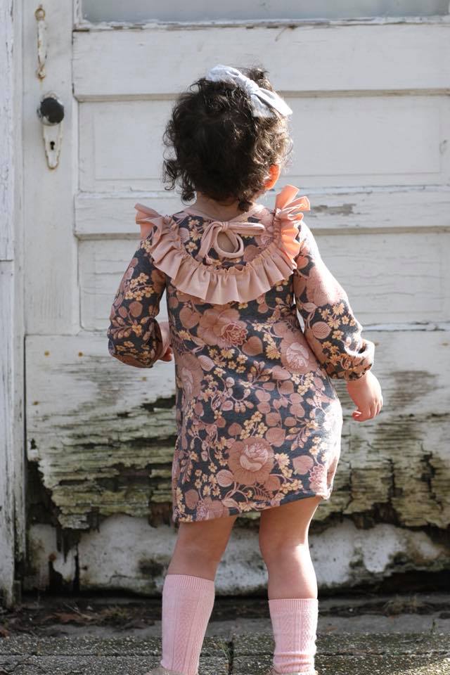 Girl's Peachy Pie Dress Pattern - Ellie and Mac, Digital (PDF) Sewing Patterns | USA, Canada, UK, Australia