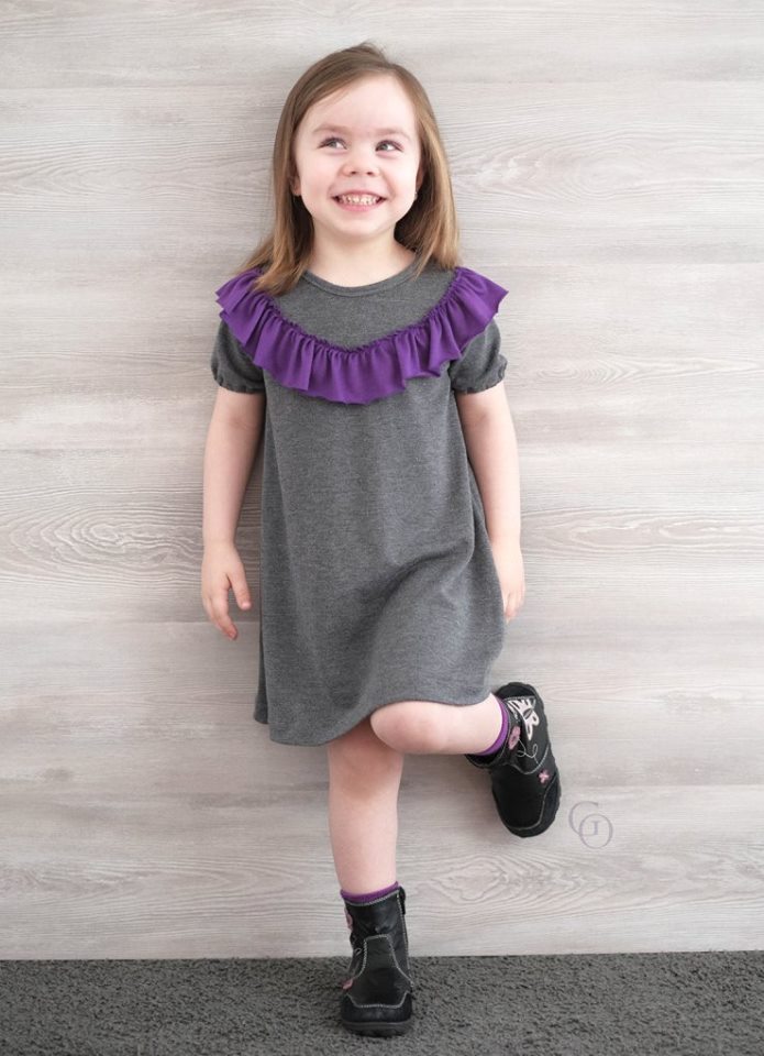 Girl's Peachy Pie Dress Pattern - Ellie and Mac, Digital (PDF) Sewing Patterns | USA, Canada, UK, Australia