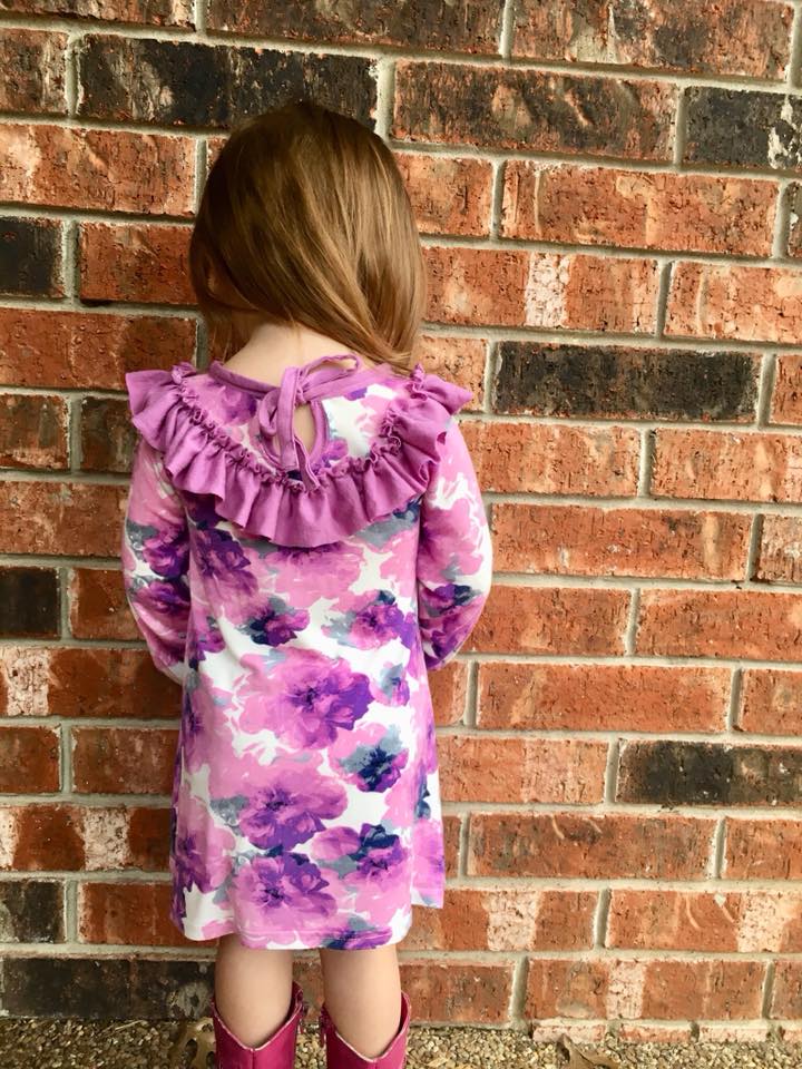 Girl's Peachy Pie Dress Pattern - Ellie and Mac, Digital (PDF) Sewing Patterns | USA, Canada, UK, Australia