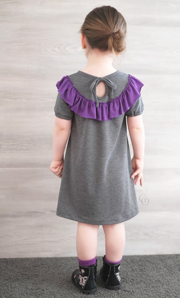 Girl's Peachy Pie Dress Pattern - Ellie and Mac, Digital (PDF) Sewing Patterns | USA, Canada, UK, Australia