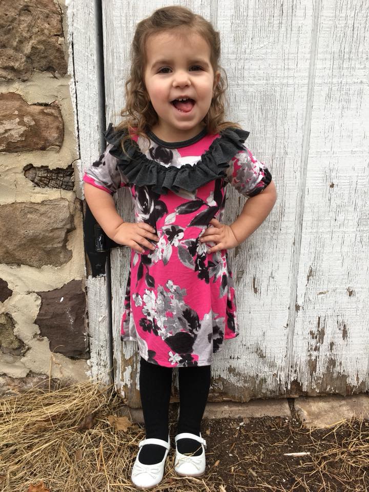 Girl's Peachy Pie Dress Pattern - Ellie and Mac, Digital (PDF) Sewing Patterns | USA, Canada, UK, Australia