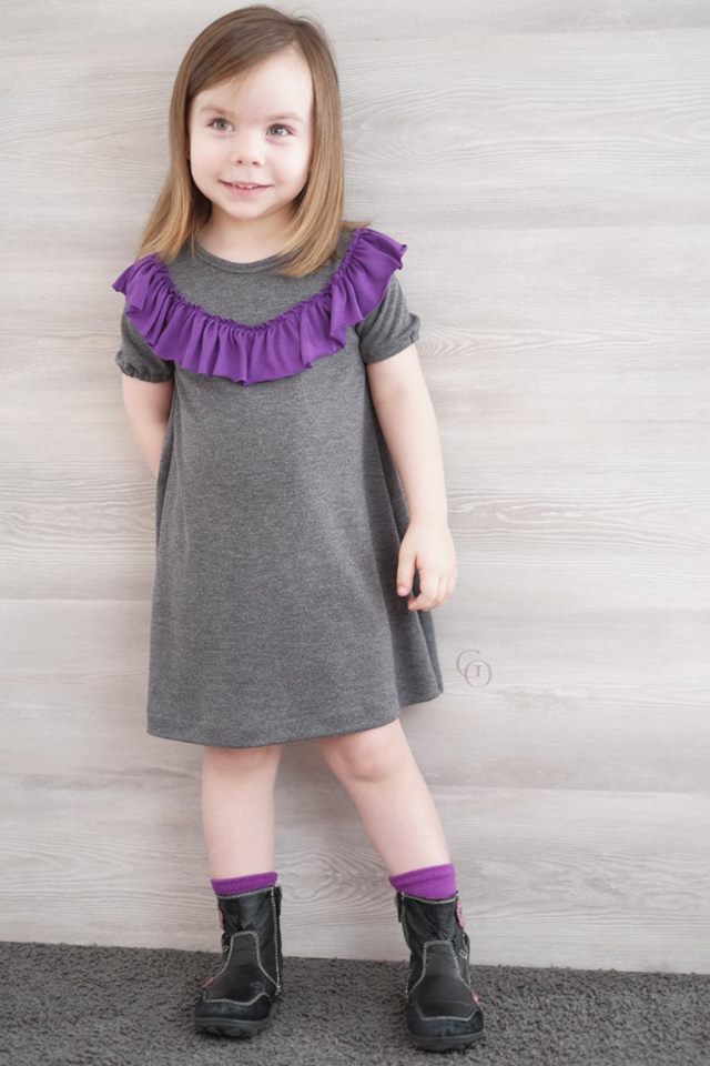 Girl's Peachy Pie Dress Pattern - Ellie and Mac, Digital (PDF) Sewing Patterns | USA, Canada, UK, Australia