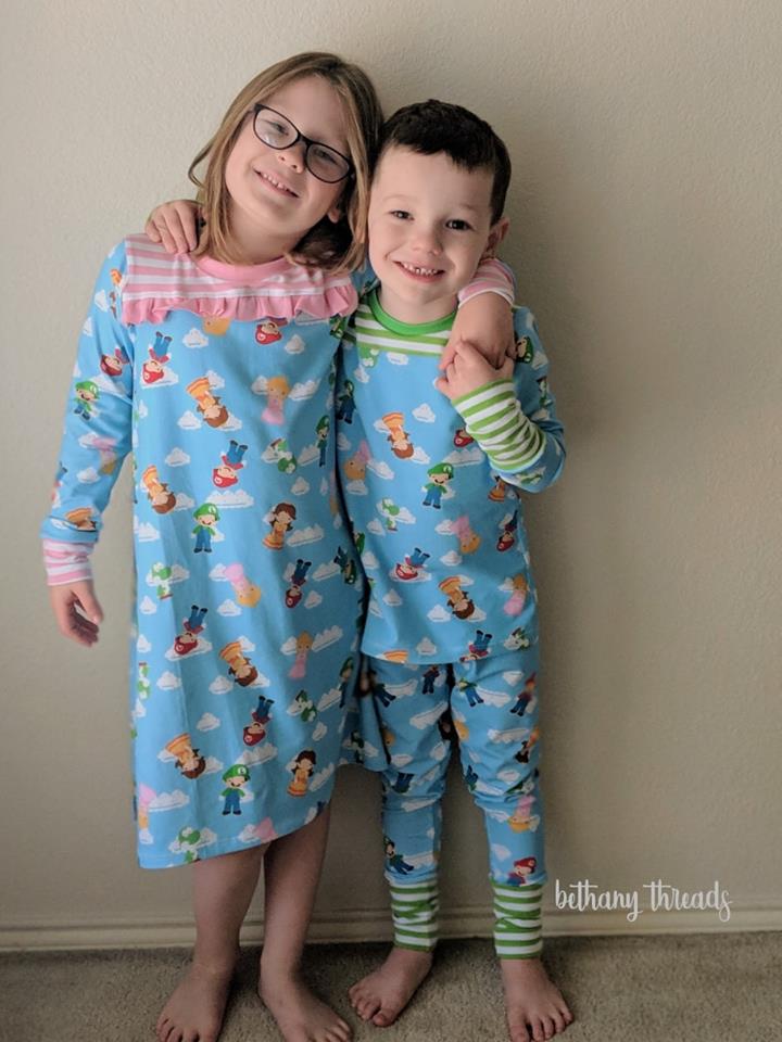 Kids Grow With Me Pajama Pattern