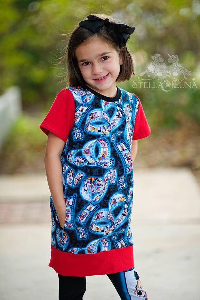 Girl's Playful Tunic Pattern - Ellie and Mac, Digital (PDF) Sewing Patterns | USA, Canada, UK, Australia