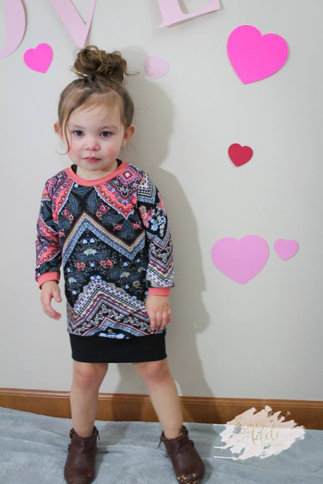 Girl's Playful Tunic Pattern - Ellie and Mac, Digital (PDF) Sewing Patterns | USA, Canada, UK, Australia