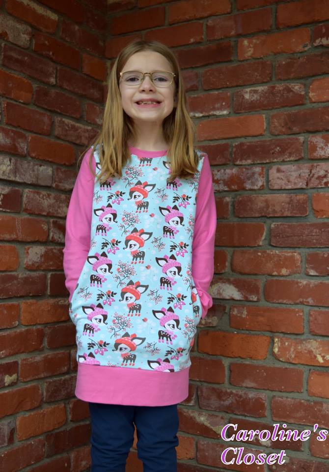 Girl's Playful Tunic Pattern - Ellie and Mac, Digital (PDF) Sewing Patterns | USA, Canada, UK, Australia