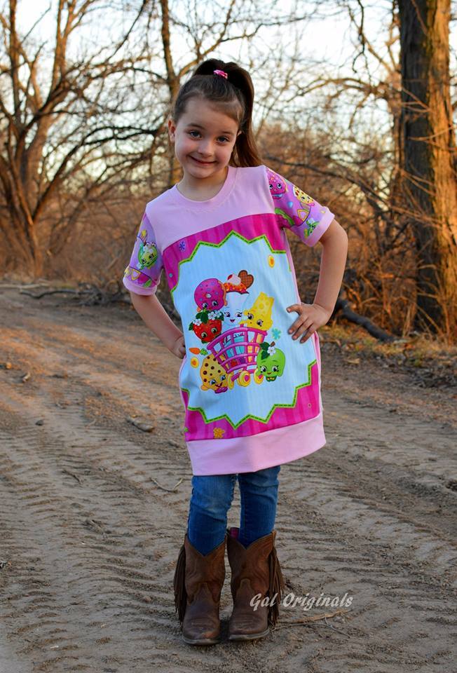 Girl's Playful Tunic Pattern - Ellie and Mac, Digital (PDF) Sewing Patterns | USA, Canada, UK, Australia