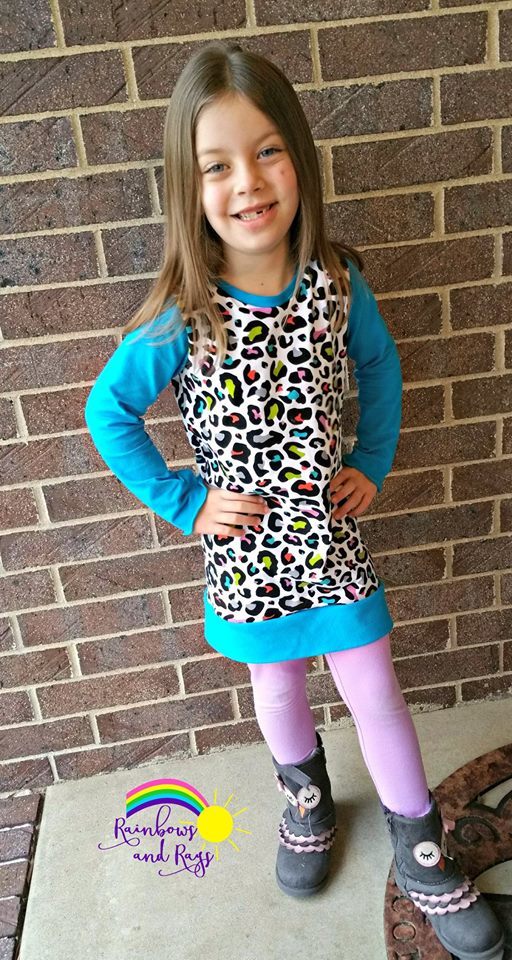 Girl's Playful Tunic Pattern - Ellie and Mac, Digital (PDF) Sewing Patterns | USA, Canada, UK, Australia