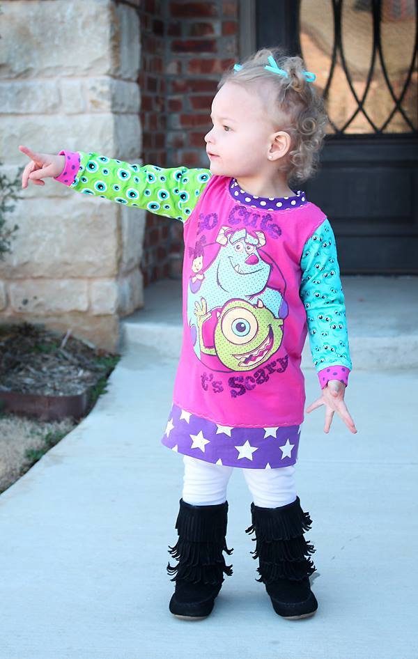 Girl's Playful Tunic Pattern - Ellie and Mac, Digital (PDF) Sewing Patterns | USA, Canada, UK, Australia