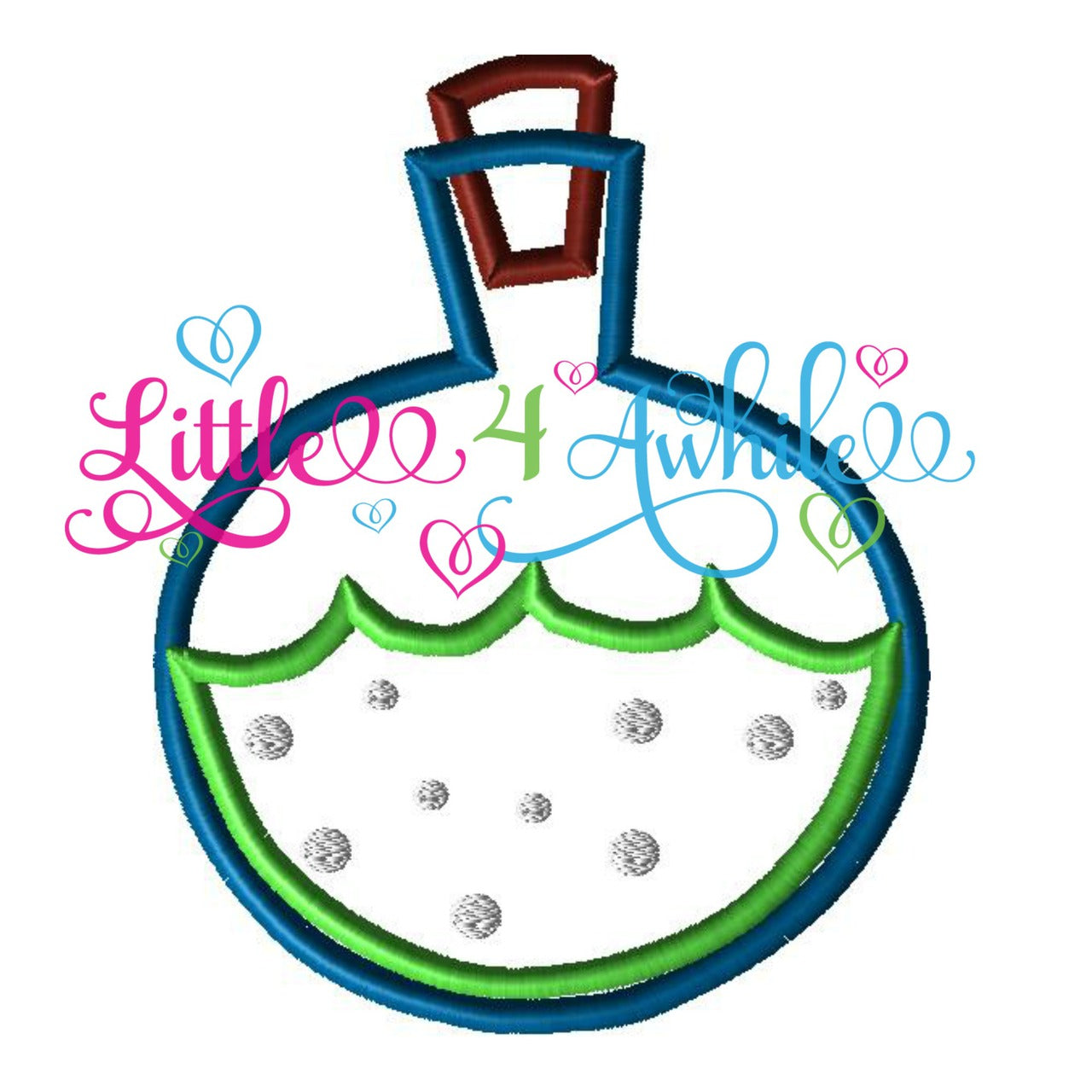 Magic Bubbling Potion Applique Embroidery Design