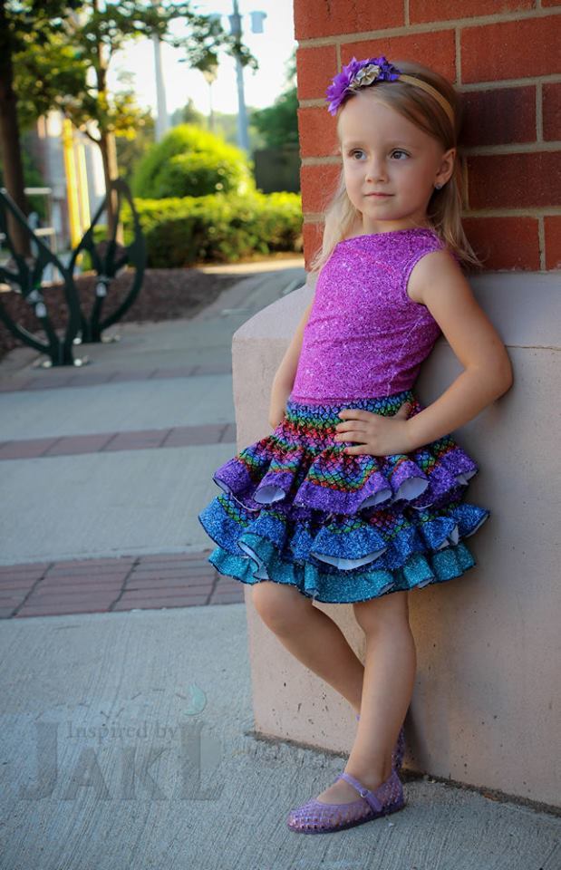 Girl's Prep Skirt Pattern - Ellie and Mac, Digital (PDF) Sewing Patterns | USA, Canada, UK, Australia