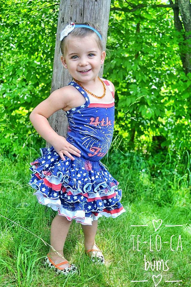 Girl's Prep Skirt Pattern - Ellie and Mac, Digital (PDF) Sewing Patterns | USA, Canada, UK, Australia