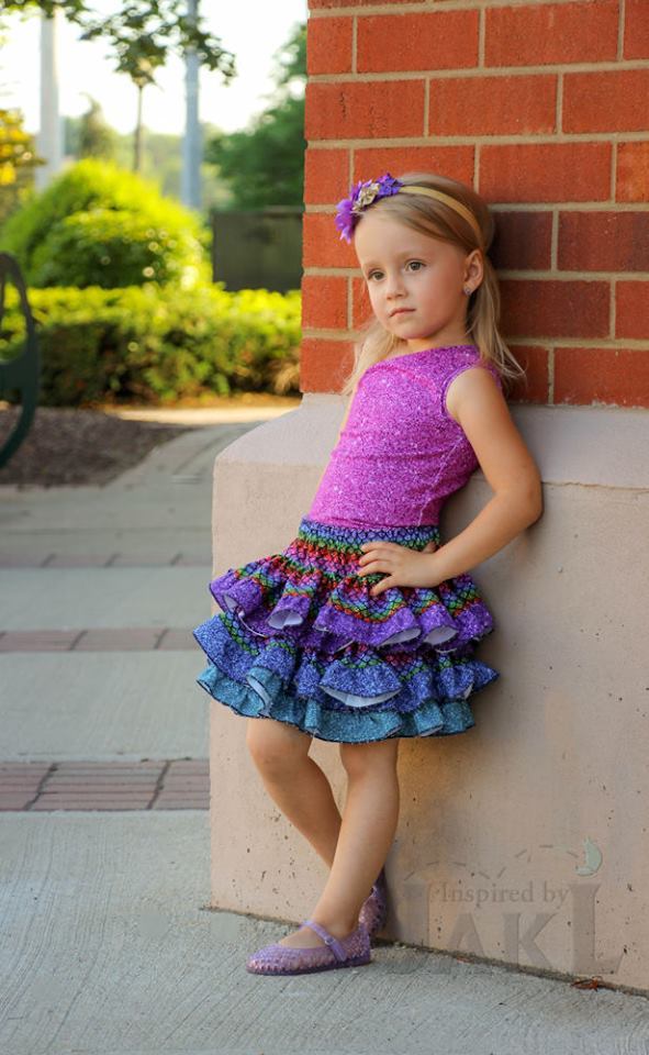 Girl's Prep Skirt Pattern - Ellie and Mac, Digital (PDF) Sewing Patterns | USA, Canada, UK, Australia