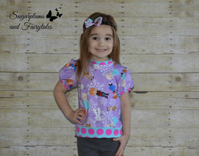 Girls Puff Sleeve Top Pattern - Clearance Sale