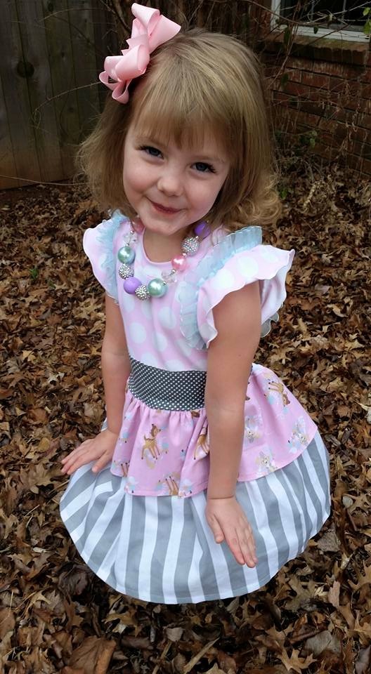 Girl's Quinn Dress Pattern - Ellie and Mac, Digital (PDF) Sewing Patterns | USA, Canada, UK, Australia