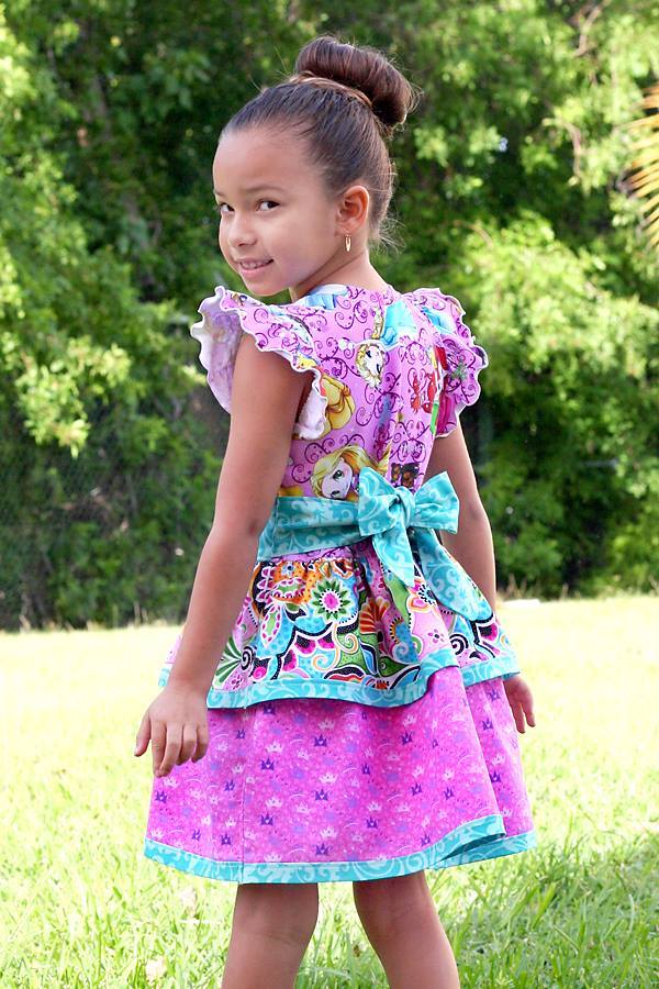 Girl's Quinn Dress Pattern - Ellie and Mac, Digital (PDF) Sewing Patterns | USA, Canada, UK, Australia