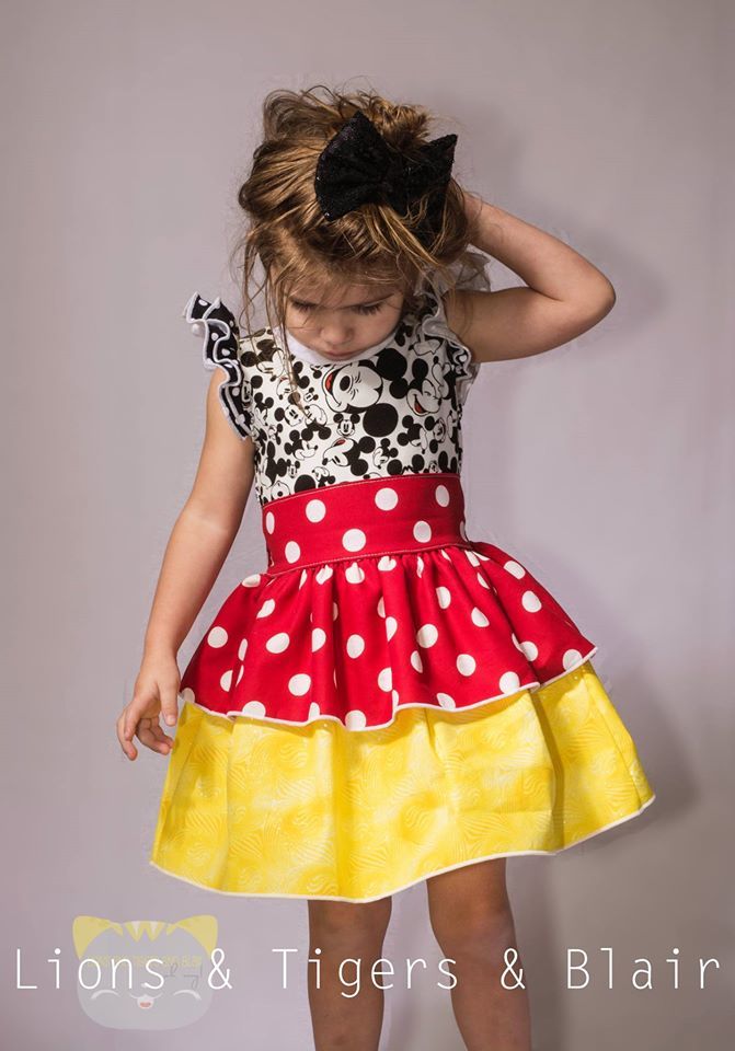 Girl's Quinn Dress Pattern - Ellie and Mac, Digital (PDF) Sewing Patterns | USA, Canada, UK, Australia