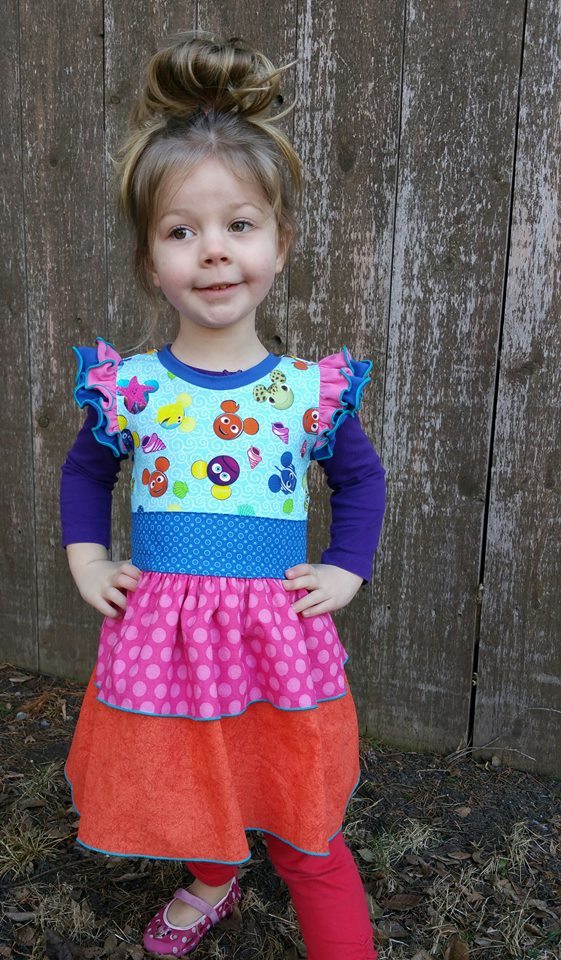 Girl's Quinn Dress Pattern - Ellie and Mac, Digital (PDF) Sewing Patterns | USA, Canada, UK, Australia