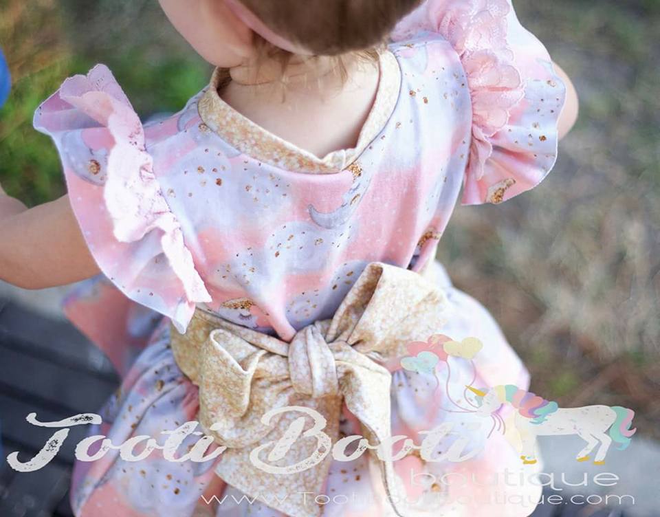 Girl's Quinn Dress Pattern - Ellie and Mac, Digital (PDF) Sewing Patterns | USA, Canada, UK, Australia