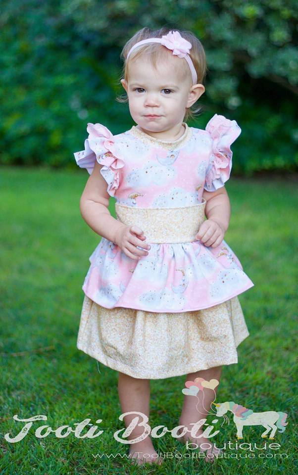 Girl's Quinn Dress Pattern - Ellie and Mac, Digital (PDF) Sewing Patterns | USA, Canada, UK, Australia