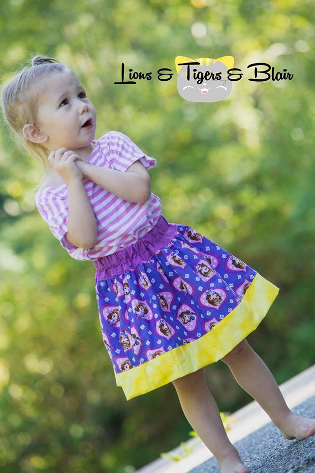 Girl's Rachel Skirt Pattern Updated - Ellie and Mac, Digital (PDF) Sewing Patterns | USA, Canada, UK, Australia