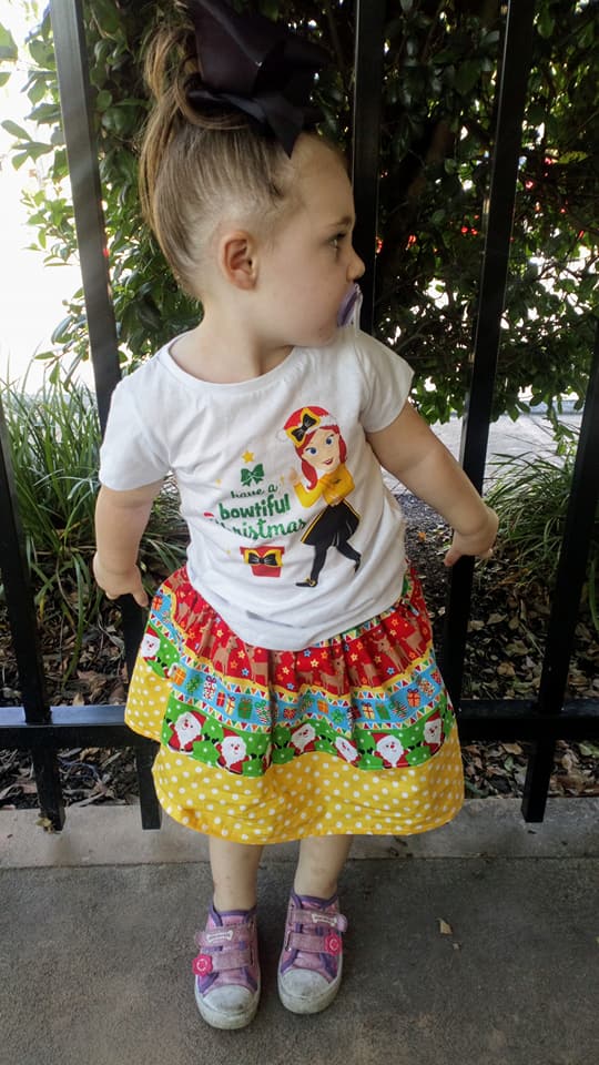 Girl's Rachel Skirt Pattern Updated - Ellie and Mac, Digital (PDF) Sewing Patterns | USA, Canada, UK, Australia