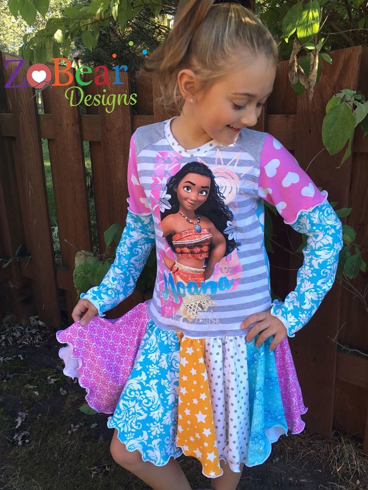 Girl's Rebel Dress & Tunic Pattern - Ellie and Mac, Digital (PDF) Sewing Patterns | USA, Canada, UK, Australia