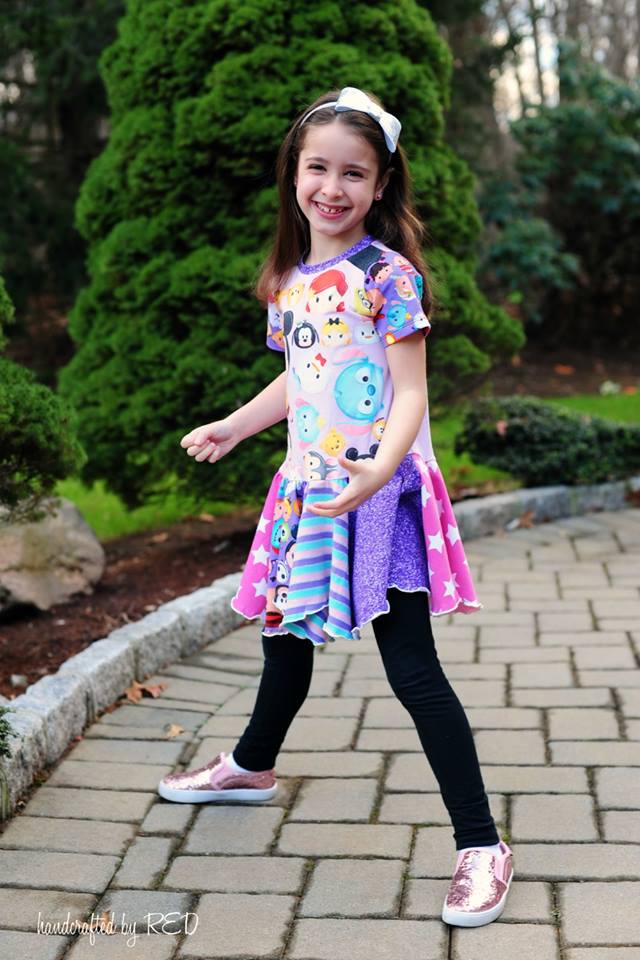 Girl's Rebel Dress & Tunic Pattern - Ellie and Mac, Digital (PDF) Sewing Patterns | USA, Canada, UK, Australia