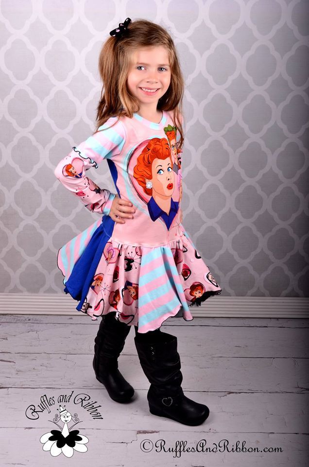 Girl's Rebel Dress & Tunic Pattern - Ellie and Mac, Digital (PDF) Sewing Patterns | USA, Canada, UK, Australia