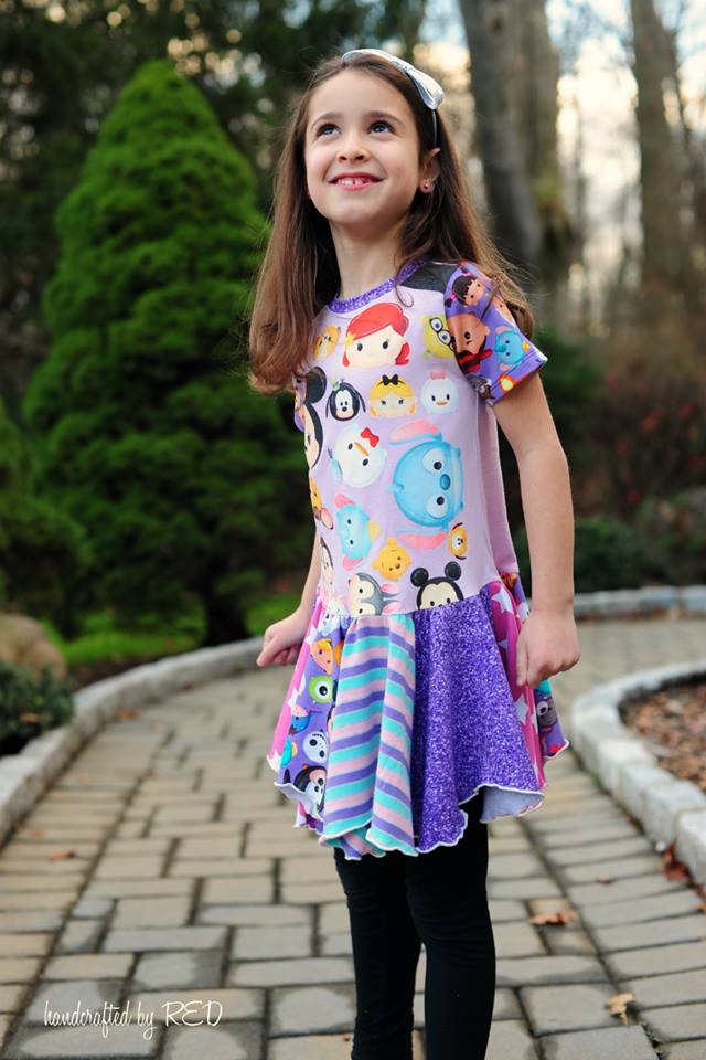 Girl's Rebel Dress & Tunic Pattern - Ellie and Mac, Digital (PDF) Sewing Patterns | USA, Canada, UK, Australia