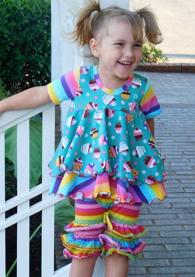 Girl's Rocking Swing Top Pattern - Ellie and Mac, Digital (PDF) Sewing Patterns | USA, Canada, UK, Australia