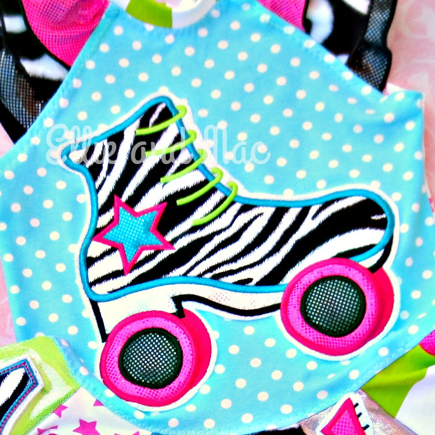 Roller Skate Applique Design - Ellie and Mac, Digital (PDF) Sewing Patterns | USA, Canada, UK, Australia