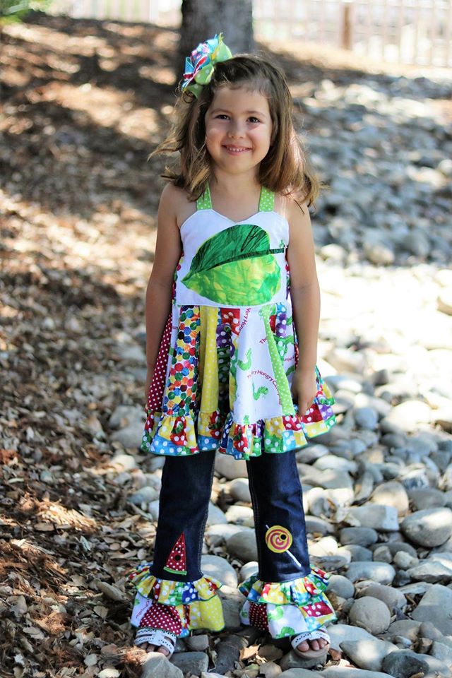 Rosie Girls Twirl Top Pattern - Ellie and Mac, Digital (PDF) Sewing Patterns | USA, Canada, UK, Australia