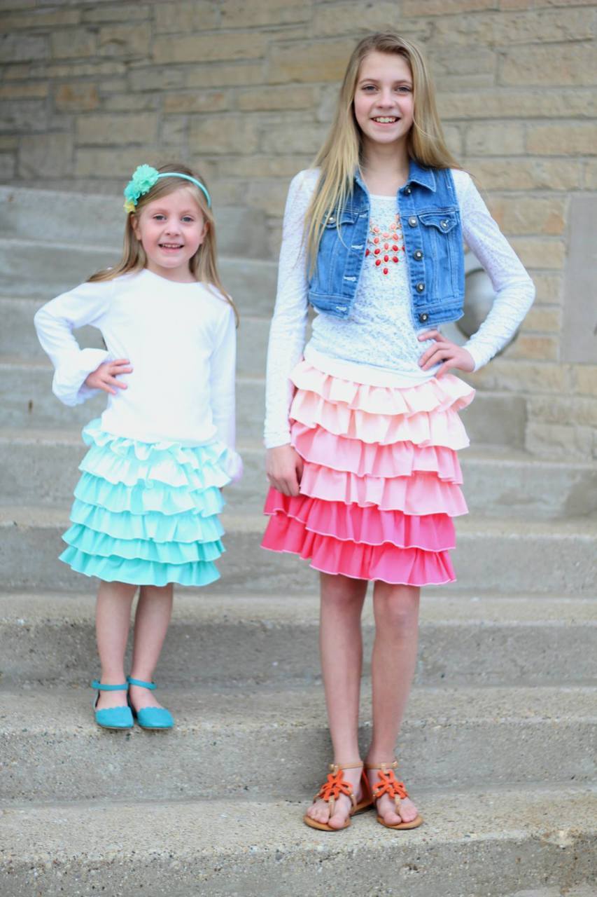 Kids Rufflicious Skirt Sewing Pattern - Clearance Sale