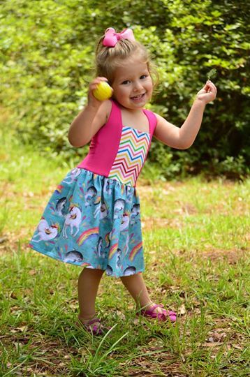 Girl's Sailor Dress & Peplum Pattern - Ellie and Mac, Digital (PDF) Sewing Patterns | USA, Canada, UK, Australia