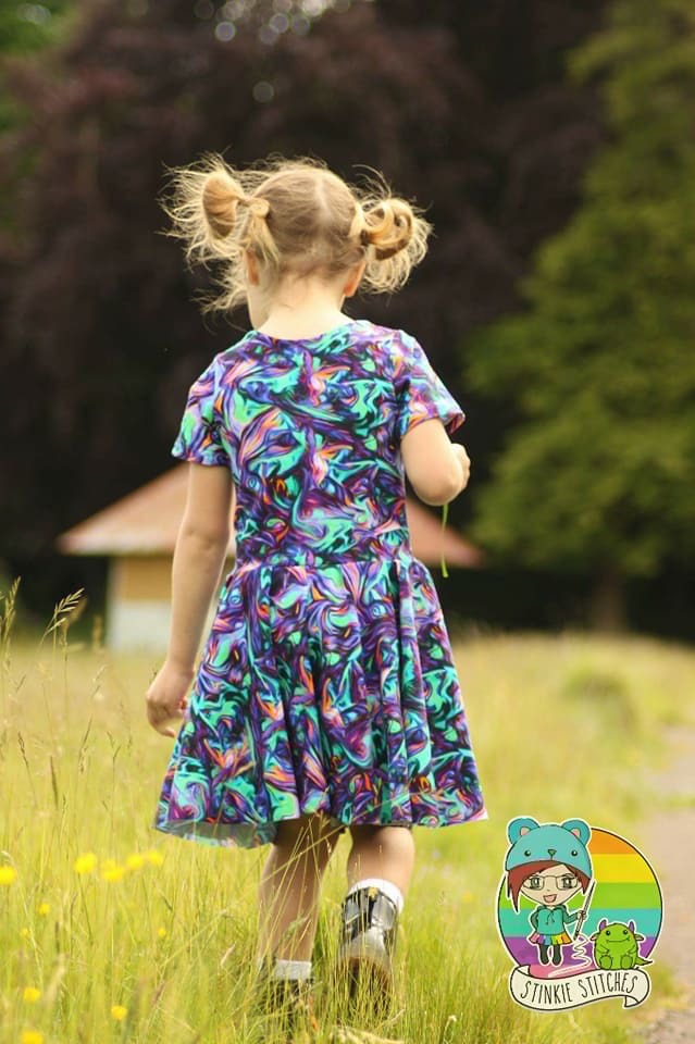 Girl's Sailor Dress & Peplum Pattern - Ellie and Mac, Digital (PDF) Sewing Patterns | USA, Canada, UK, Australia