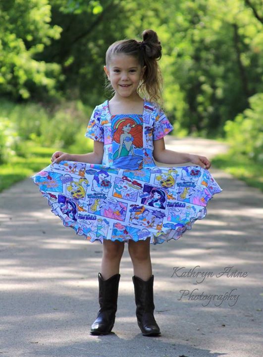 Girl's Sailor Dress & Peplum Pattern - Ellie and Mac, Digital (PDF) Sewing Patterns | USA, Canada, UK, Australia