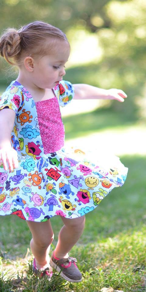 Girl's Sailor Dress & Peplum Pattern - Ellie and Mac, Digital (PDF) Sewing Patterns | USA, Canada, UK, Australia