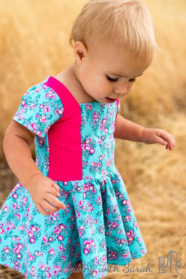 Girl's Sailor Dress & Peplum Pattern - Ellie and Mac, Digital (PDF) Sewing Patterns | USA, Canada, UK, Australia
