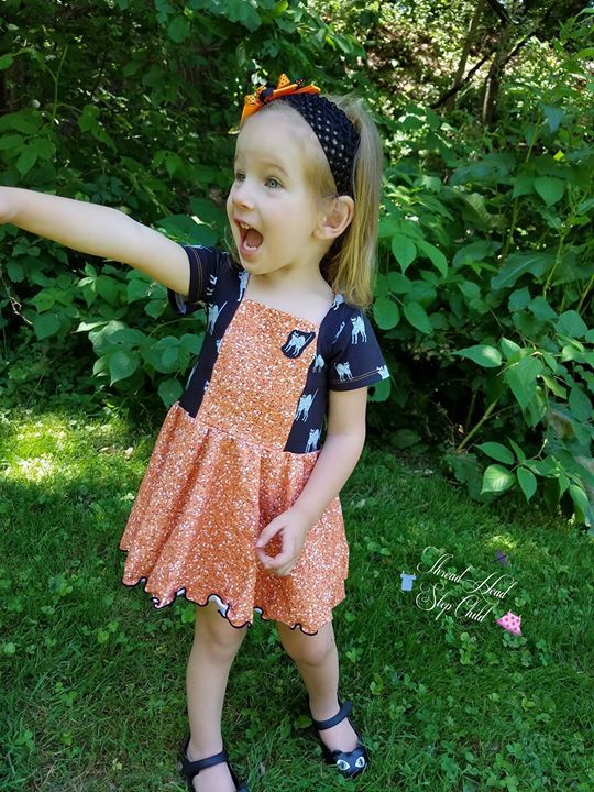 Girl's Sailor Dress & Peplum Pattern - Ellie and Mac, Digital (PDF) Sewing Patterns | USA, Canada, UK, Australia