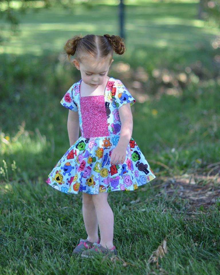 Girl's Sailor Dress & Peplum Pattern - Ellie and Mac, Digital (PDF) Sewing Patterns | USA, Canada, UK, Australia