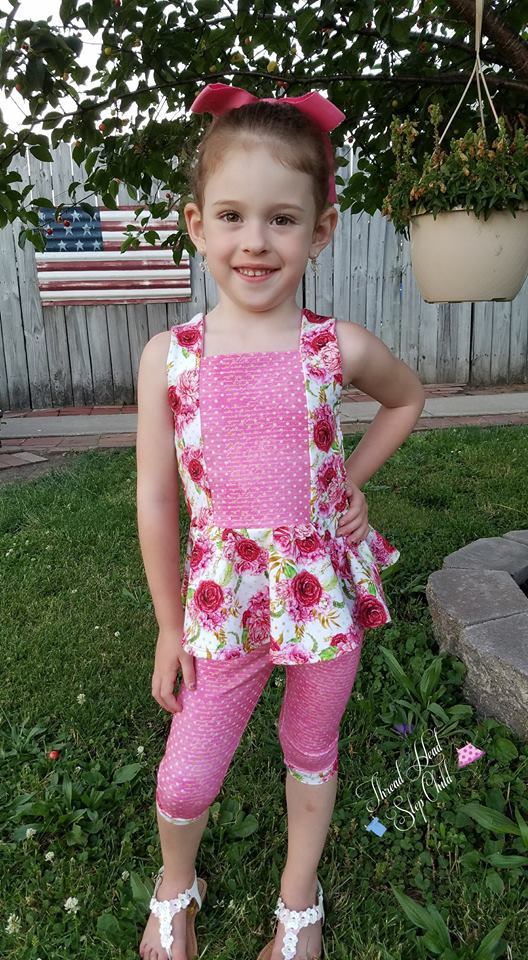 Girl's Sailor Dress & Peplum Pattern - Ellie and Mac, Digital (PDF) Sewing Patterns | USA, Canada, UK, Australia
