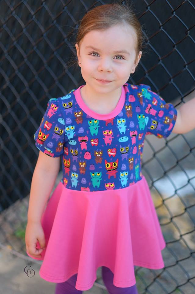 Girl's School Cool Tunic & Dress Pattern - Ellie and Mac, Digital (PDF) Sewing Patterns | USA, Canada, UK, Australia