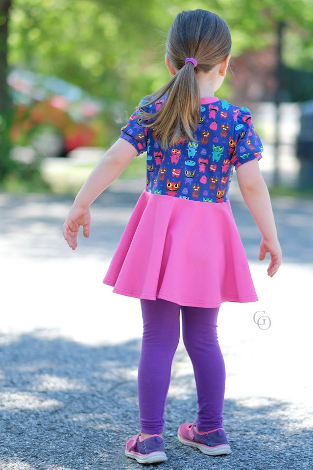 Girl's School Cool Tunic & Dress Pattern - Ellie and Mac, Digital (PDF) Sewing Patterns | USA, Canada, UK, Australia