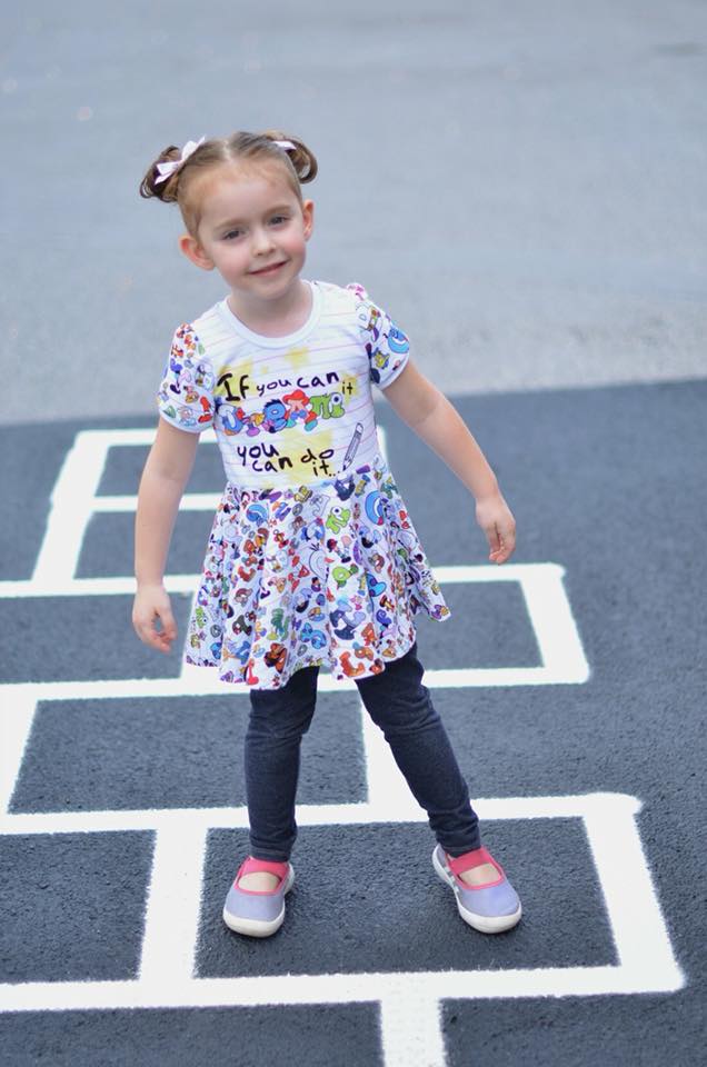 Girl's School Cool Tunic & Dress Pattern - Ellie and Mac, Digital (PDF) Sewing Patterns | USA, Canada, UK, Australia