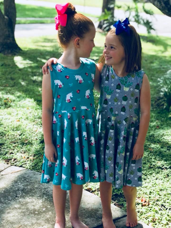 Girl's School Cool Tunic & Dress Pattern - Ellie and Mac, Digital (PDF) Sewing Patterns | USA, Canada, UK, Australia