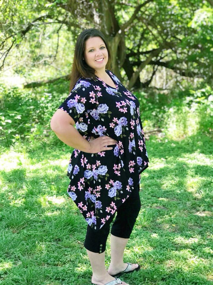 Women's Shark Bite Top Pattern - Ellie and Mac, Digital (PDF) Sewing Patterns | USA, Canada, UK, Australia
